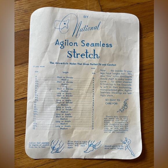 Vintage Nationals Thigh High Panty Hose Stockings - Priced Per Pair - Picture 2 of 8